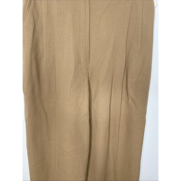Peter Nygard Wool Tan Womens Dress Pant Camel Sz 6 VIntage NOS Made in Canada - Picture 3 of 10